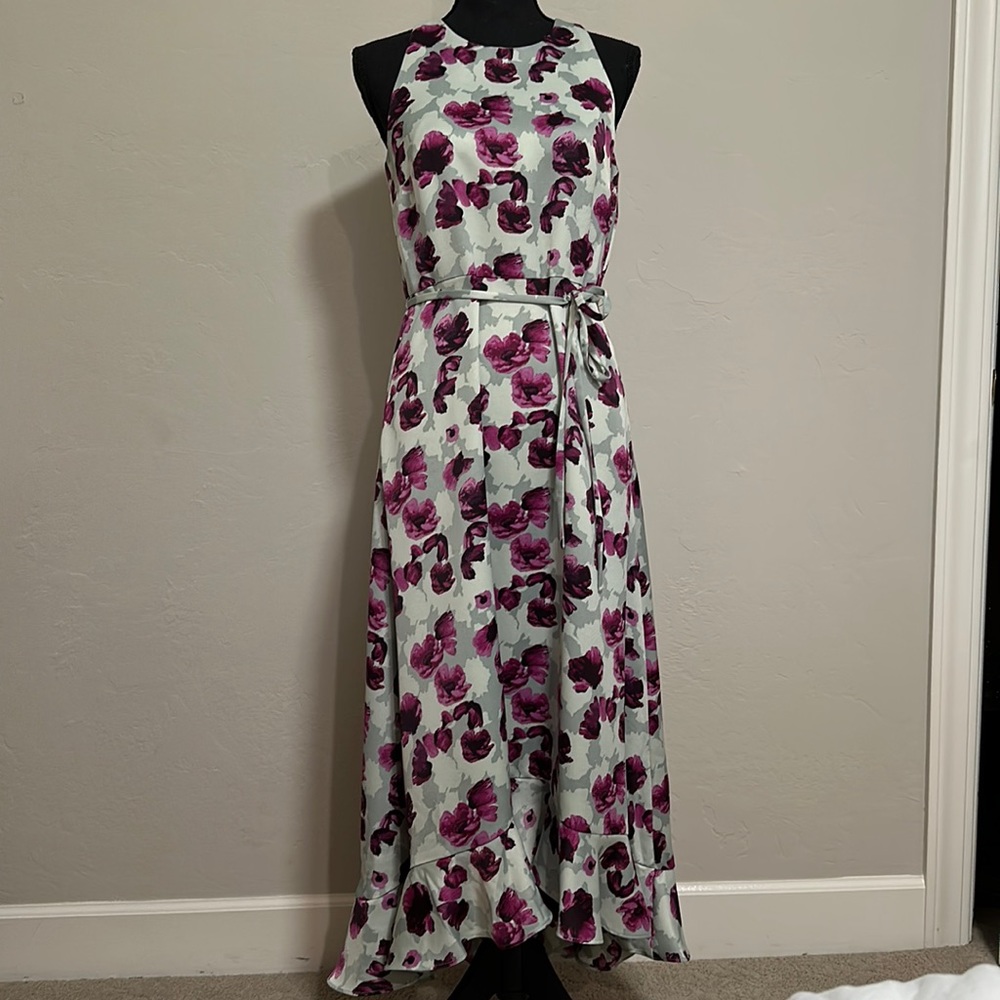 BANANA REPUBLIC Gray Floral Dress